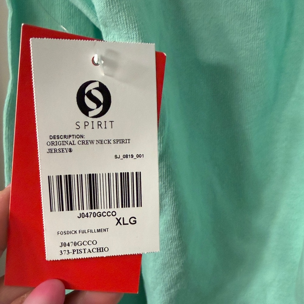 Spirit Mint Green Crew Neck Jersey - Picture 2 of 5